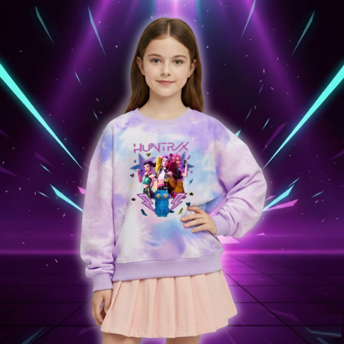 Sweat Kawaii KPop Huntrix Tie-dye