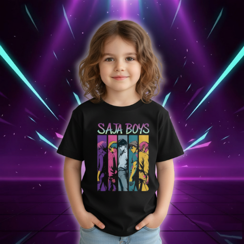 T-shirt KPop Demon Hunters Saja Boys pour Enfant — vue alternative