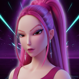 Boucles d'Oreilles Cosplay Mira KPop Demon Hunters — vue 1