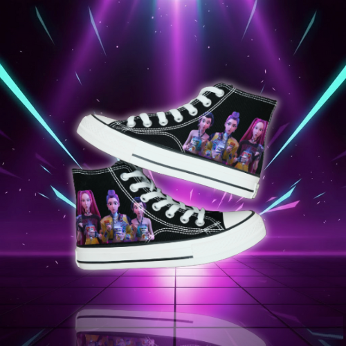 Baskets Montantes Kpop Demon Hunters — vue alternative