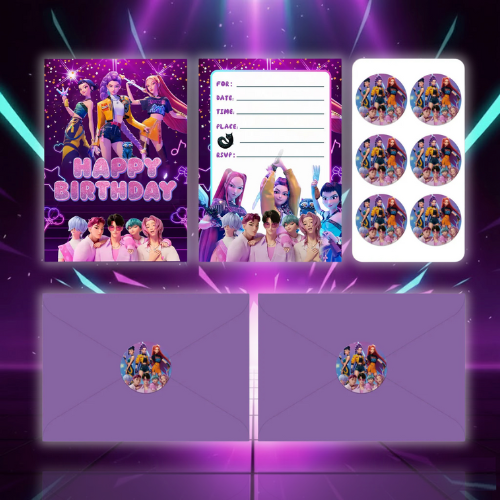 Carte de vœux Huntrix KPop — vue alternative