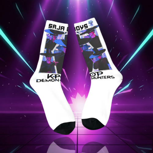 Chaussettes d'Hiver KPop Demon Hunters — vue alternative