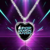 Collier KPop Demon Hunters Pendentif Coeur — vue 1