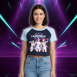Crop T-shirt Huntrix Demon Hunters — vue 1
