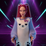 Costume de Cosplay Mira Huntrix : Sweat et Perruque — vue 1