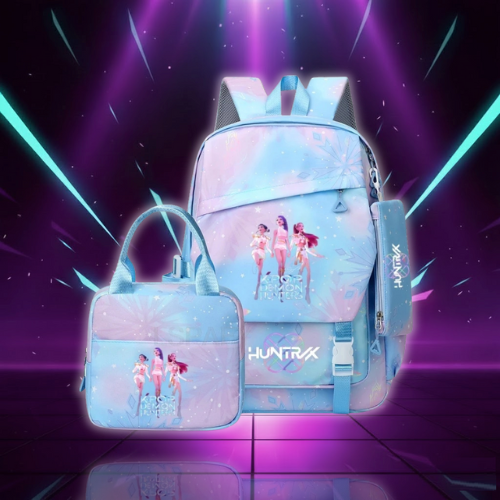 Ensemble Cartable & Sac à Repas KPop Demon Hunters — vue alternative