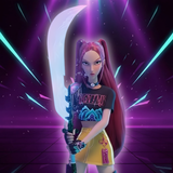 Epée Lunaire Courbée de Mira Huntrix Demon Hunters — vue 1