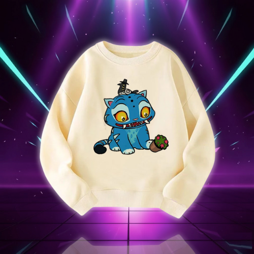 Sweat KPop Derpy Tiger pour Enfant — vue alternative
