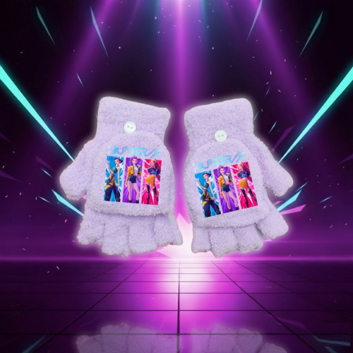 Gants Mi-doigts Enfant KPop Demon Hunters — vue alternative