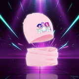 Ensemble Bonnet et Echarpe Kawaii Enfant KPop Demon Hunters — vue 1