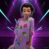 Pyjama Cosplay Zoey Huntrix Demon Hunters — vue 1