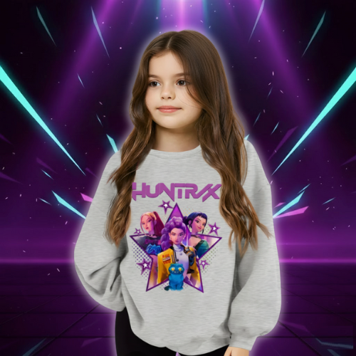 Sweat KPop Huntrix pour Fillettes — vue alternative