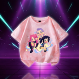T-shirt Animé Kawaii KPop Huntrix Tie-dye — vue 2