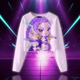 Sweat Crop KPop Rumi Huntrix pour Enfant — vue 4