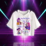 Crop T-shirt KPop Demon Hunters Huntrix — vue 1
