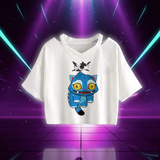 Crop T-shirt KPop Derpy Tiger Chasseur de Démon — vue 1