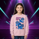 Sweat pour Enfant Derpy Tiger Demon Hunters — vue 2