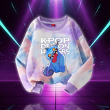 Sweat Kawaii KPop Derpy Tiger Tie-dye — vue 2