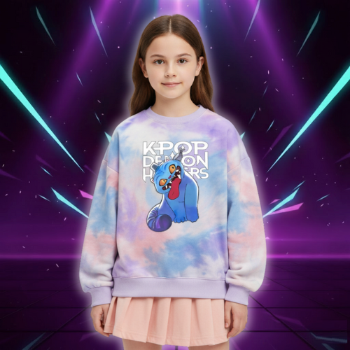 Sweat Kawaii KPop Derpy Tiger Tie-dye