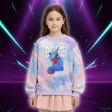 Sweat Kawaii KPop Derpy Tiger Tie-dye — vue 1