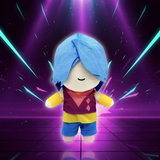 Peluche Huntrix KPop Saja Boys — vue 3