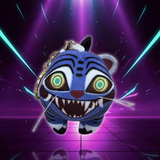 Porte-clé en Peluche Demon Hunters Derpy Tiger — vue 3