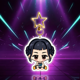 Porte-clés KPop Demon Hunters Huntrix — vue 3