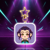 Porte-clés KPop Demon Hunters Huntrix — vue 6