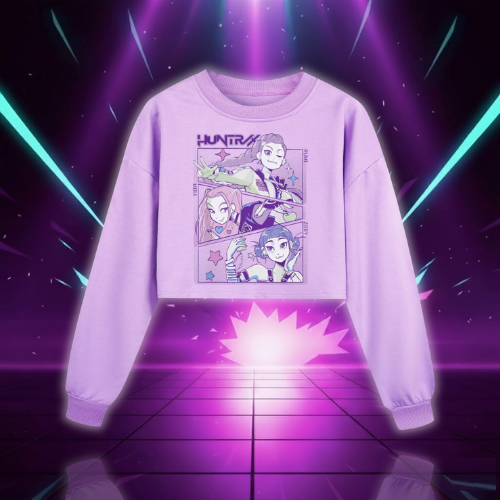 Pull Crop KPop Huntrix pour Enfant — vue alternative