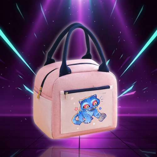 Sac à Repas Kawaii KPop Derpy Tiger — vue alternative