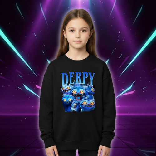 Sweat Derpy Tiger Demon Hunters pour Enfant — vue alternative