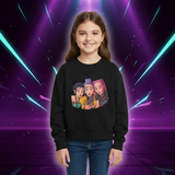 Sweat Enfant KPop Huntrix Demon Hunters — vue 1