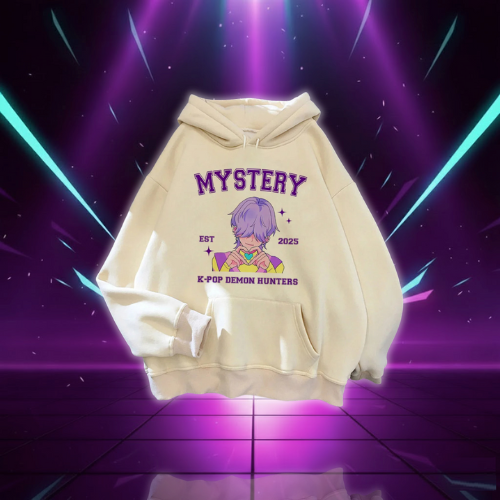 Sweat à Capuche Oversize KPop Saja Boys — vue alternative