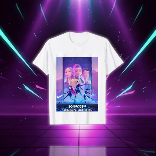 T-shirt Blanc KPop Demon Hunters — vue alternative