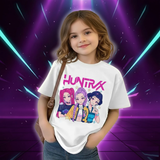 T-shirt Blanc KPop Demon Hunters Huntrix Enfant — vue 1