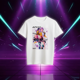 T-shirt Coréen Huntrix Demon Hunters — vue 3