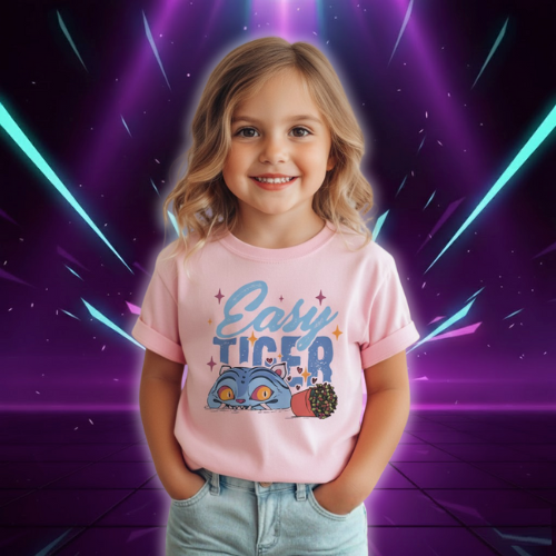 T-shirt Derpy Tiger Demon Hunters pour Fille — vue alternative