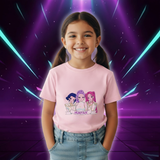 T-shirt KPop Demon Hunters Huntrix Enfant — vue 1