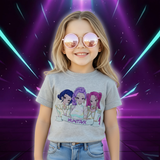 T-shirt KPop Demon Hunters Huntrix pour Enfant — vue 3