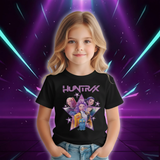 T-shirt Noir Demon Hunters Huntrix pour Enfant — vue 1