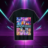 T-shirt Noir KPop Demon Hunters — vue 4