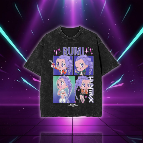 T-shirt Vintage Animé KPop Rumi Huntrix — vue alternative