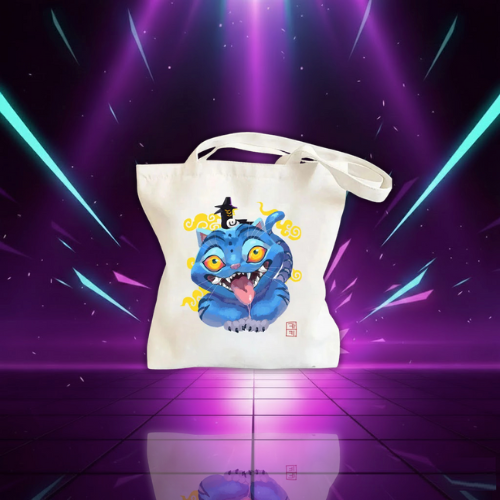Tote Bag KPop Demon Hunters Derpy Tiger — vue alternative