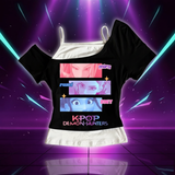T-shirt Animé Y2K KPop Huntrix — vue 1