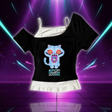 T-shirt Animé Y2K KPop Derpy Tiger — vue 3