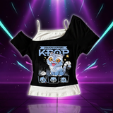 T-shirt Animé Y2K KPop Derpy Tiger — vue 1