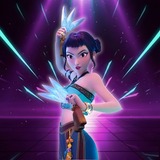 Zoey Dart Cosplay Kpop Demon Hunters — vue 1